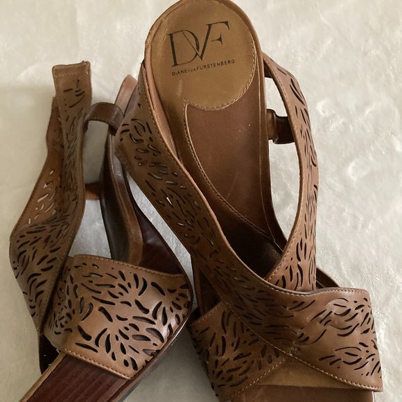 Diane Von Furstenberg - Platform Heels - Women - Size 10 - Picture 4 of 4